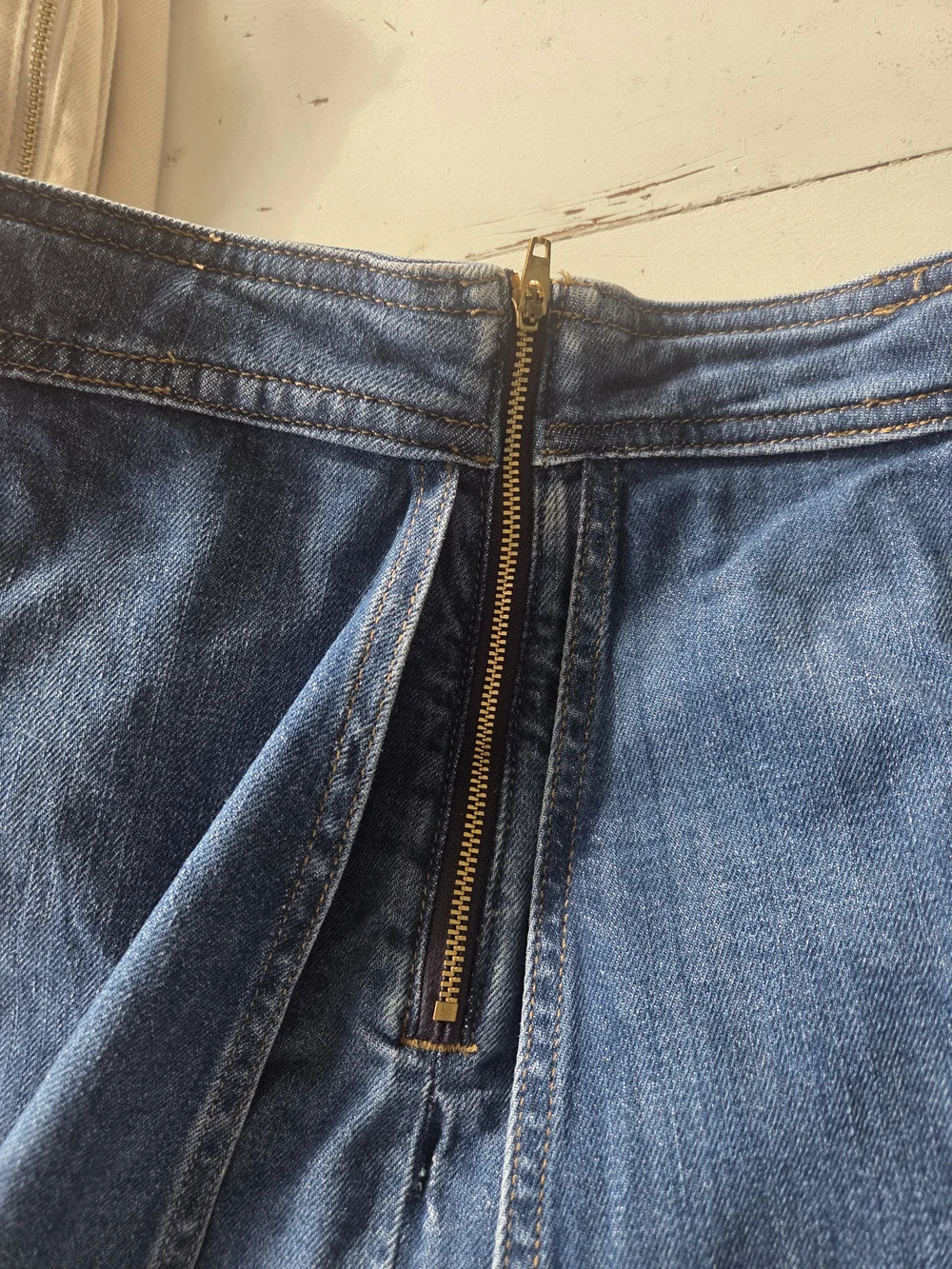 JCREW 10 Skort Medium Denim Wash